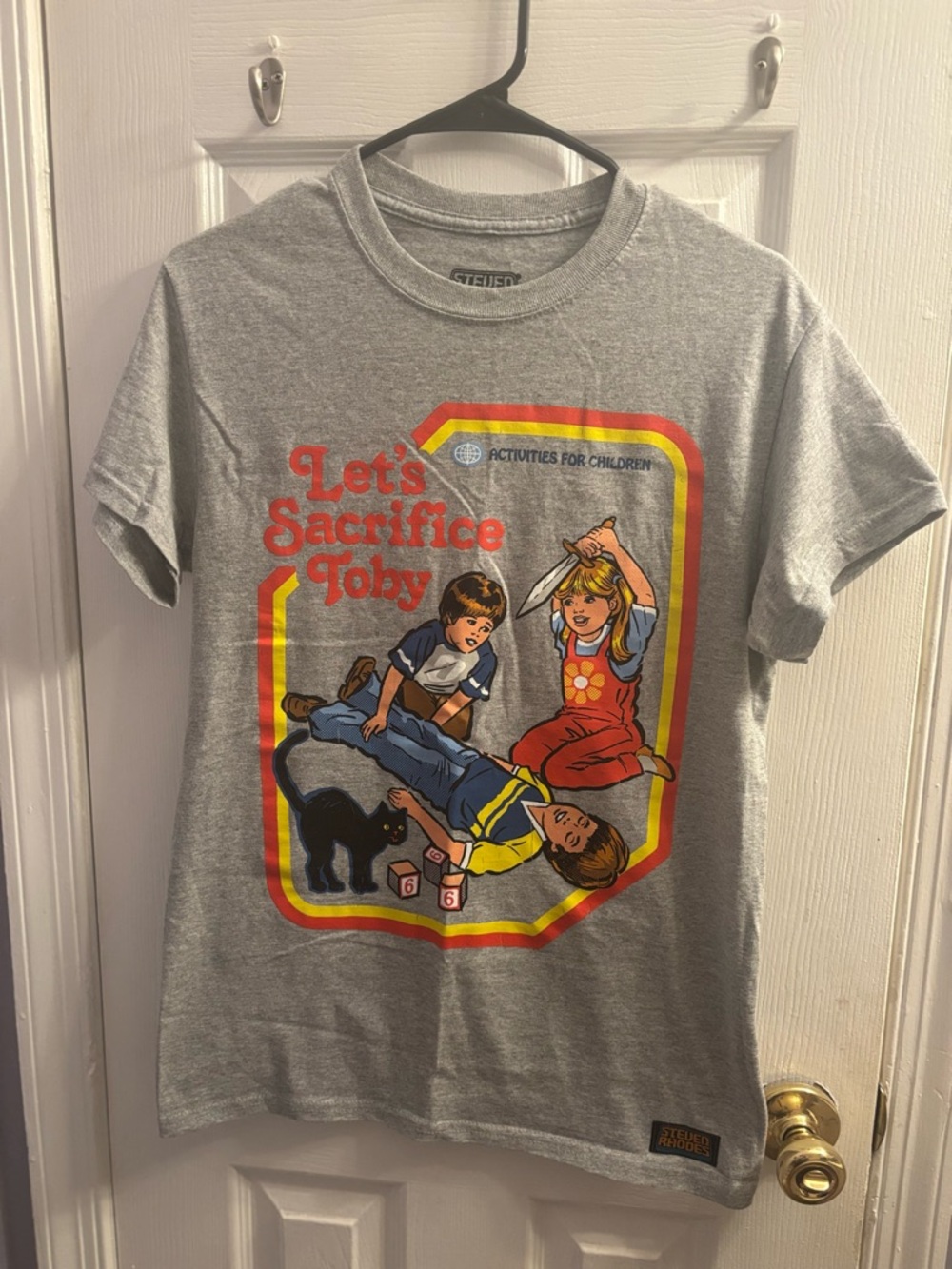 Steuben Gray Graphic Tee - Let’s Sacrifice Toby